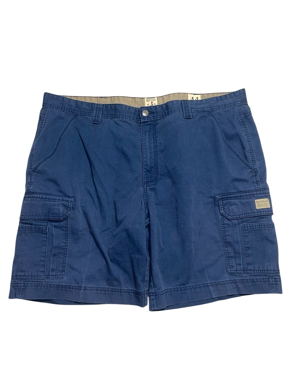 RedHead Mens Cargo Shorts Sz 44 Navy Blue EUC